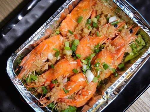 康县锡纸蒜蓉烤虾