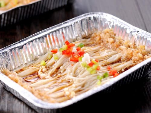 康县锡纸烤金针菇